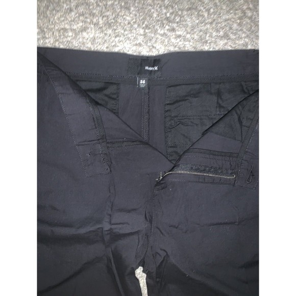 Men's Hurley OAO Southside Cotton 20" Length Shorts - Black - Size 34 - - Picture 3 of 6